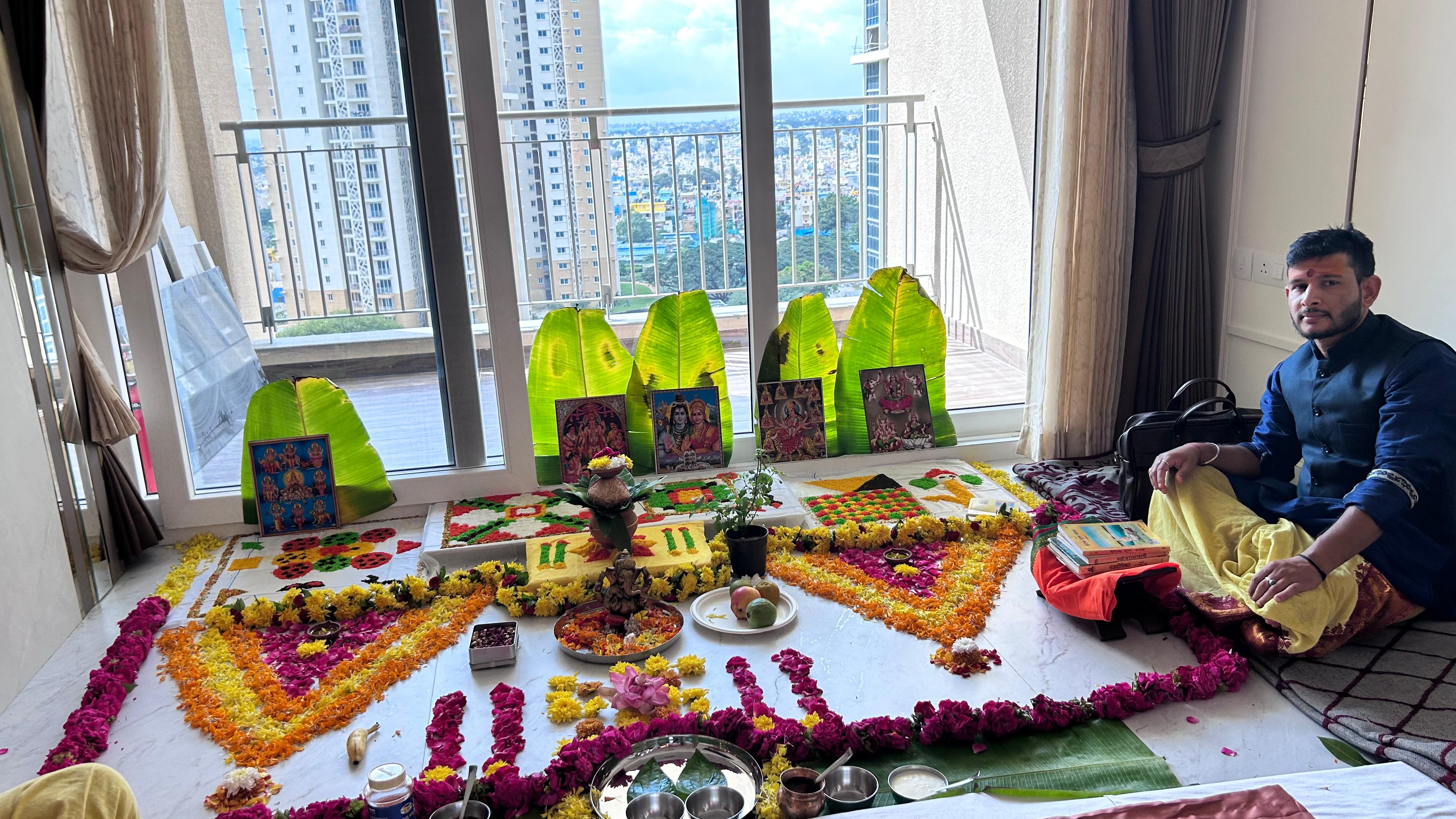 Sankrathi Pooja At Bangalore